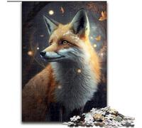 JigsawPuzzle 1000 Pieces for Adults Cute Art Fox Jigsaw Ideal for Lover, Perfect Christmas, New Year, Valentine's Gift (size : 26x38cm)
