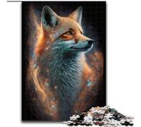 JigsawPuzzle 1000 Pieces for Adults Cute Art Fox Jigsaw Made of cardboard,Challenging Brain Teaser for Teenagers, Perfect for Home Decor Or Gift 1000pcs(26x38cm)