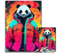 JigsawPuzzle 1000 Pieces for Adults Cute Cartoon Anime PandaJigsaw Puzzles for Home DecorHoliday Fun 1000 PCS(75x50cm)