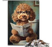 JigsawPuzzle 1000 Pieces for Adults Cute Goldendoodle,learning Educational Toys Fun at Home Activities,Birthday Present,Travel Gifts 38X26CM