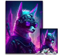 JigsawPuzzle 1000 Pieces for Adults Cute Llama Human Jigsaw Puzzles for Adults Perfect for Teenagers & Collectors, Ideal Home Decor & Travel Gift 50x75CM/19.68x29.52inch