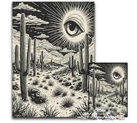 JigsawPuzzle 1000 Pieces for Adults Desert Eye LandscapePuzzles for Adults for Family And Friends Suitable for Ages 14+ 1000 PCS(75x50cm)