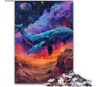 JigsawPuzzle 1000 Pieces for Adults Desert Whale Jigsaw Puzzles Made of cardboard,Birthday Gift Idea, Challenging Brain Teaser Game 1000pcs(26x38cm)