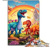 JigsawPuzzle 1000 Pieces for Adults Dinosaur Art Difficult Puzzles for Adults size50x75cm Perfect for Teenagers, Family Bonding, Brain Teaser & DIY Home Decor Gift