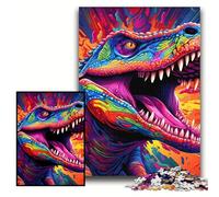 JigsawPuzzle 1000 Pieces for Adults Dinosaur Art Puzzles for Adults 50x75 cm Perfect for Family Fun on Christmas, Thanksgiving, Birthdays & Easter