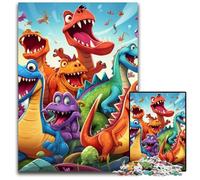 JigsawPuzzle 1000 Pieces for Adults Dinosaur Art Puzzles for Adults for Birthdays And Holidays 50x75CM/19.68x29.52inch