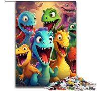 JigsawPuzzle 1000 Pieces for Adults Dinosaur Art Puzzles for Adults size 26x38cm High-Difficulty Brain Teaser for Teenagers