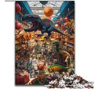 JigsawPuzzle 1000 Pieces for Adults Dinosaur World Jigsaw Made of Wood,for Teenagers & Family Fun - DIY Brain Teaser Game Gift 1000pcs(50x75cm)