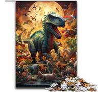 JigsawPuzzle 1000 Pieces for Adults Dinosaur World Puzzle for Teenagers, Family Game Night, Brain-Challenging Gift Idea (size : 26x38cm)