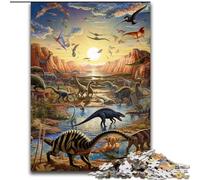JigsawPuzzle 1000 Pieces for Adults Dinosaur World Puzzle for Teenagers, Family Game Night, Brain-Challenging Gift Idea (size : 50x75cm)