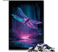 JigsawPuzzle 1000 Pieces for Adults Dragonfly, Game Toys Every Piece Is Unique - Challenging Family Fun Game for for Age 14 (Size 26x38cm)