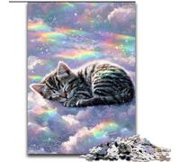 JigsawPuzzle 1000 Pieces for Adults Dreamy Kitten, Family Entertainment Toys Is Ideal As Gifts for The Whole Family for 14+ (size 50x75cm)