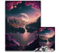 JigsawPuzzle 1000 Pieces for Adults Exoplanet Tau Ceti E Jigsaw Puzzles for Adults Ideal for Lover, Perfect Christmas, New Year, Valentine's Gift 26X38CM/10.23x14.96inch