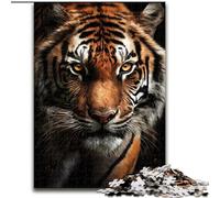 JigsawPuzzle 1000 Pieces for Adults Face of The Tiger Jigsaw for Teenager & Families, Perfect DIY Decor & Brain-Teasing Challenge (size : 26x38cm)