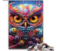 JigsawPuzzle 1000 Pieces for Adults Fantasy Art Owl cardboard Jigsaw size : 38x26cm Home Activity for Holidays, Birthdays, And Family Game Nights
