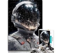JigsawPuzzle 1000 Pieces for Adults Fantasy Astronaut,Help The Brain Exercise Addictive Toys to Cultivate Patience Wall Decoration 75x50cm