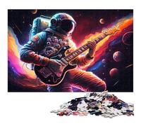 JigsawPuzzle 1000 Pieces for Adults Fantasy Astronaut Impossible Jigsaw Puzzles for Adults Birthday Gift Idea, Challenging Brain Teaser Game 26X38CM/10.23x14.96inch