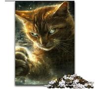 JigsawPuzzle 1000 Pieces for Adults Fantasy Cat 1000 Pieces Puzzles for Adults Interactive Family Game, Suitable for Ages 14+ (Size 50x75cm)