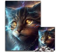 JigsawPuzzle 1000 Pieces for Adults Fantasy Cat cardboard Jigsaw Puzzles for Adults Perfect for Family Fun on Christmas, Thanksgiving, Birthdays & Easter 26X38CM/10.23x14.96inch
