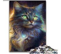 JigsawPuzzle 1000 Pieces for Adults Fantasy Cat cardboard Jigsaw size : 38x26cm Home Activity for Holidays, Birthdays, And Family Game Nights