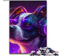 JigsawPuzzle 1000 Pieces for Adults Fantasy Dog Wooden Jigsaw Puzzles for Adults Perfect for Teenagers & Family Fun, for Birthdays (Size 38x26cm)