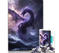 JigsawPuzzle 1000 Pieces for Adults Fantasy Dragon,Challenging Game And Family Play Educational Game for Birthday,Chrismas (38x26cm)