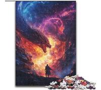 JigsawPuzzle 1000 Pieces for Adults Fantasy Dragon Jigsaw for Family Fun Perfect for Holidays, Interactive Game Nights (size 50x75cm)