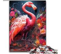 JigsawPuzzle 1000 Pieces for Adults Fantasy Flamingo cardboard Jigsaw size 26x38cm Brain-Challenging DIY Decorative Game, Family Interactive Toy