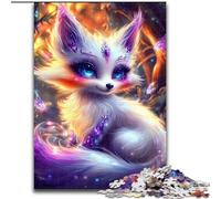 JigsawPuzzle 1000 Pieces for Adults Fantasy Fox Jigsaw Made of Wood for Teenagers & Teens, Ideal Birthday size 50X75CM