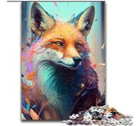 JigsawPuzzle 1000 Pieces for Adults Fantasy Fox Painting Puzzles for Adults for Family And Friends, Suitable for Ages 14+ size 50x75cm