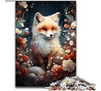 JigsawPuzzle 1000 Pieces for Adults Fantasy Fox Puzzle Made of Wood, Teenager Stress Reduction Cool Unique Gift for Family 1000pcs(50x75cm)