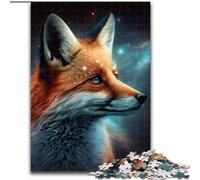JigsawPuzzle 1000 Pieces for Adults Fantasy Fox Wooden Jigsaw size : 50x75cm Home Activity for Holidays, Birthdays, And Family Game Nights