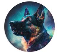 JigsawPuzzle 1000 Pieces for Adults Fantasy German Shepherd 1000-Piece Jigsaw Puzzle for Home Decor & Holiday Fun 67.5x67.5 cm