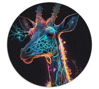 JigsawPuzzle 1000 Pieces for Adults Fantasy Giraffe Cardboard Puzzles, Ideal for Office, Bedroom, Living Room Decor (67.5x67.5cm)