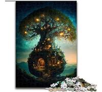 JigsawPuzzle 1000 Pieces for Adults Fantasy Kingdom 1000 Pieces Puzzle Gifts Family Game Night, Home Decor & Brain Training Gift Size 50X75CM