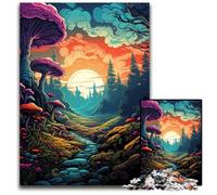 JigsawPuzzle 1000 Pieces for Adults Fantasy Landscape Under Sunset Paper Jigsaw Family Interactive Game, Craft Gift with Colorful Artwork 1000 PCS(38x26cm)