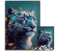 JigsawPuzzle 1000 Pieces for Adults Fantasy Leopard cardboard Jigsaw Challenging DIY Brain Teaser, Perfect Family Game Or Decorative Gift 26X38CM/10.23x14.96inch