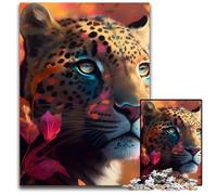 JigsawPuzzle 1000 Pieces for Adults Fantasy Leopard cardboard Jigsaw Puzzles for Adults Perfect for Family Fun on Christmas, Thanksgiving, Birthdays & Easter 26X38CM/10.23x14.96inch