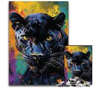 JigsawPuzzle 1000 Pieces for Adults Fantasy Leopard cardboard Jigsaw Puzzles Ideal DIY Decor & Brain Teaser Gift 26X38CM/10.23x14.96inch