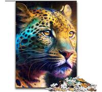 JigsawPuzzle 1000 Pieces for Adults Fantasy Leopard Difficult Puzzles for Adults size 26x38cm Challenging DIY Brain Teaser, Perfect Family Game Or Decorative Gift