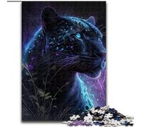JigsawPuzzle 1000 Pieces for Adults Fantasy Leopard Impossible Jigsaw Puzzles for Adults Family Interactive Game, Ideal for Teenagers, Brain Teaser Gift (Size 26x38cm)