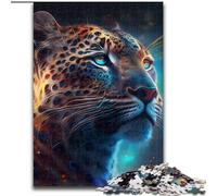 JigsawPuzzle 1000 Pieces for Adults Fantasy Leopard Jigsaw Puzzles for Adults size 26x38cm Challenging DIY Brain Teaser for Teenagers