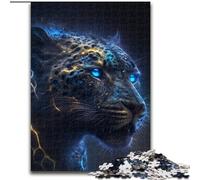 JigsawPuzzle 1000 Pieces for Adults Fantasy Leopard Puzzles for 1000 Piece for Birthday Holiday Christmas (Szie 50x75 cm)