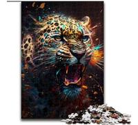 JigsawPuzzle 1000 Pieces for Adults Fantasy Leopard Puzzles for Adults size 26x38cm High-Difficulty Brain Teaser for Teenagers