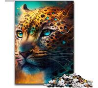 JigsawPuzzle 1000 Pieces for Adults Fantasy Leopard Puzzles for Adults size 50x75cm Ideal for Teenagers & Collectors, Travel Gift, Family Activity