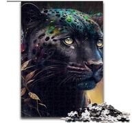 JigsawPuzzle 1000 Pieces for Adults Fantasy Leopard Wooden Jigsaw Puzzles for Adults Perfect for Teenagers & Family Fun, for Birthdays (Size 38x26cm)