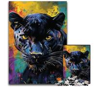JigsawPuzzle 1000 Pieces for Adults Fantasy Leopard Wooden Jigsaw Puzzles Ideal DIY Decor & Brain Teaser Gift 50x75CM/19.68x29.52inch