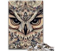 JigsawPuzzle 1000 Pieces for Adults Fantasy Owl Learning Educational Toy for Is Ideal As A Gift for The Whole Family 26x38cm