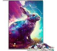 JigsawPuzzle 1000 Pieces for Adults Fantasy Rabbit Impossible Jigsaw Puzzles for Adults Family Interactive Game, Ideal for Teenagers, Brain Teaser Gift (Size 38x26cm)