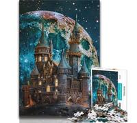 JigsawPuzzle 1000 Pieces for Adults Fantasy Universe Landscape,Decompressing Intellectual Educational Toy Is Ideal As Gifts for The Whole Family 38x26cm